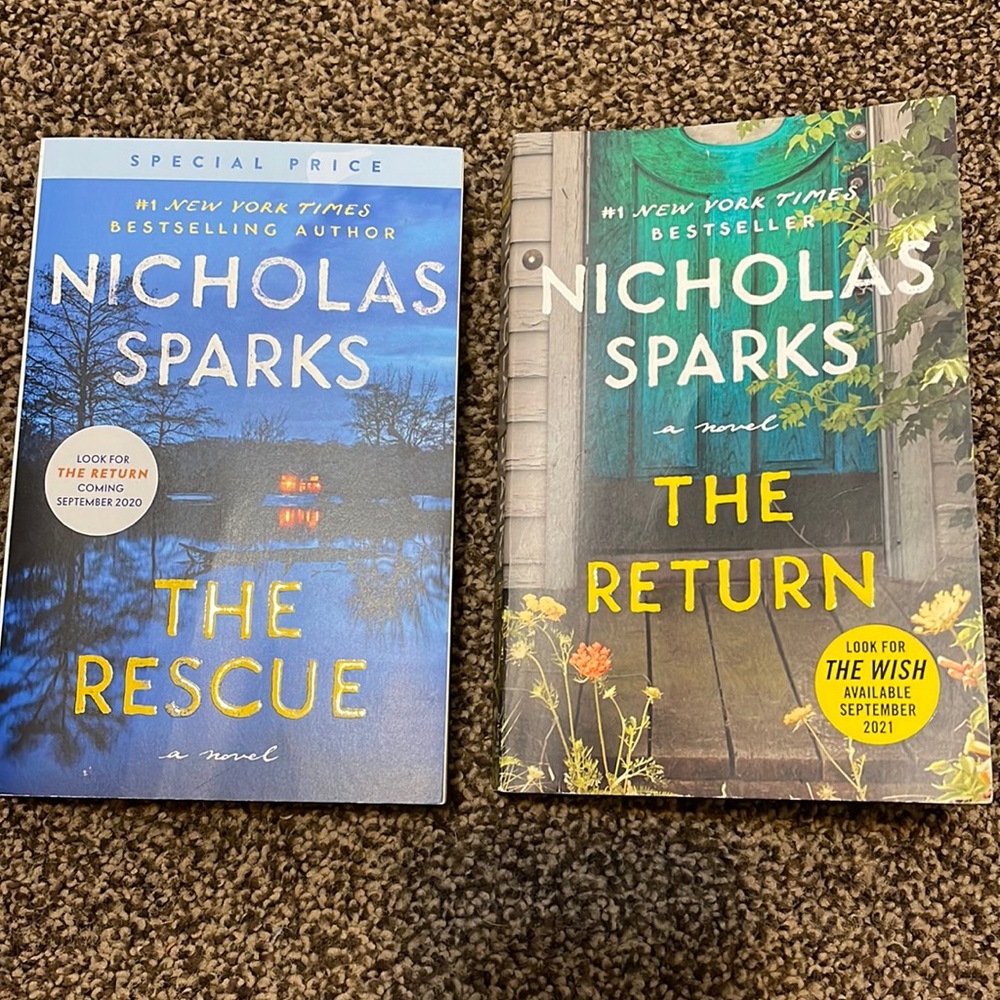 Nicholas Sparks book bundle , The rescue, the return.